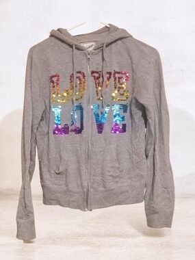 REFLEX GRAY FASHION GIRL JACKET LOVE